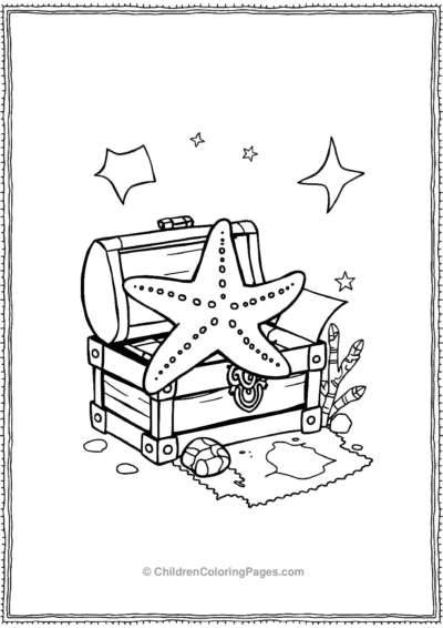 A-Starfish-On-A-Fun-Treasure-Hunt Free PDF Printable