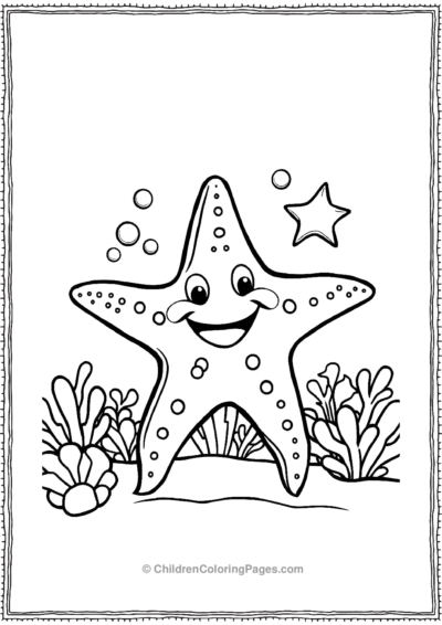 A-Starfish-With-A-Big-Smile Free PDF Printable