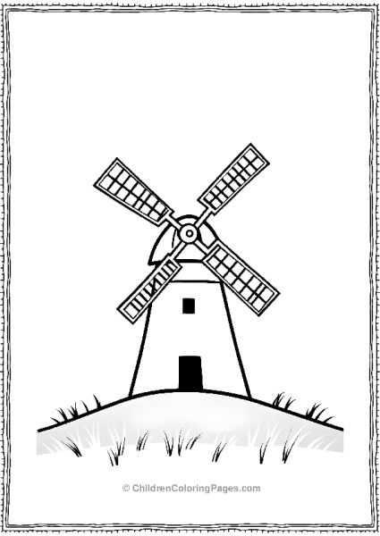 A Windmill Free PDF Printable