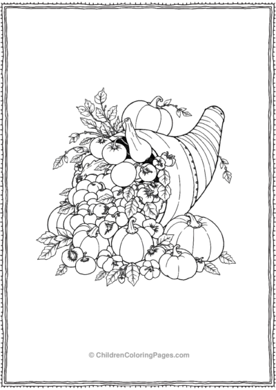 A-vintage-cornucopia Free PDF Printable