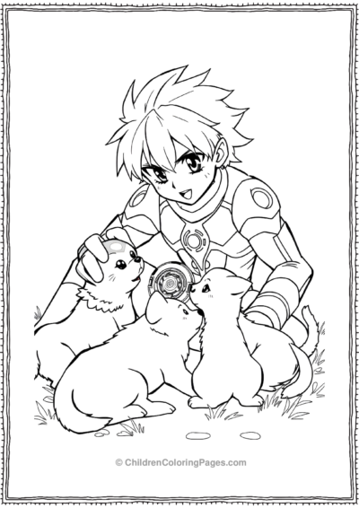 Aiger-Akabane-Playing-with-Pets-scaled Free PDF Printable