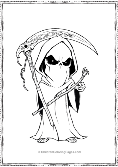 An-Anime-Grim-Reaper-With-Dramatic-Eyes Free PDF Printable