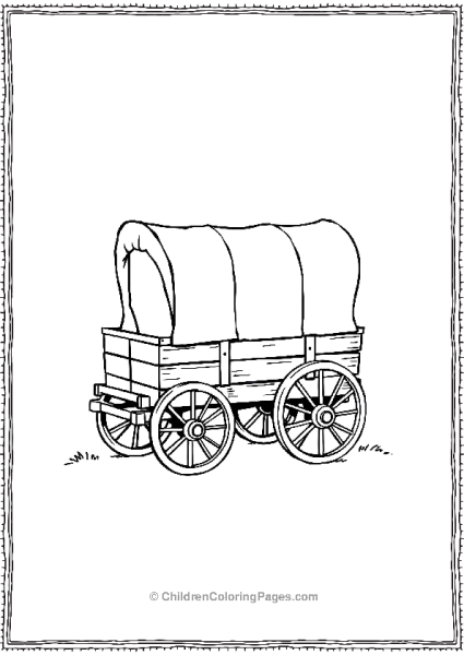 An Old Fashioned Wagon Free PDF Printable