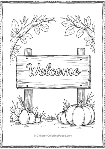 An-Outline-Of-A-Rustic-Wooden-Sign Free PDF Printable