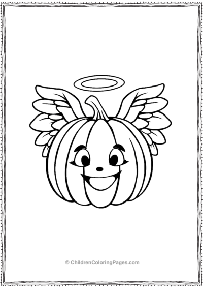 Angel-Pumpkin Free PDF Printable