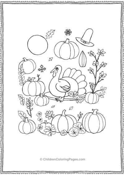 Assorted-Thanksgiving-Elements Free PDF Printable