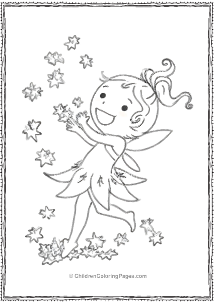 Autumn Fairy Free PDF Printable