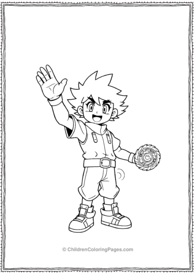 Basic-Spinning-Beyblade Free PDF Printable