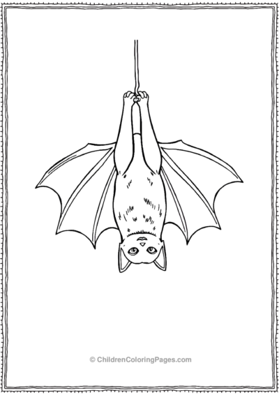 Bat-Cat-Hanging-Upside-Down Free PDF Printable