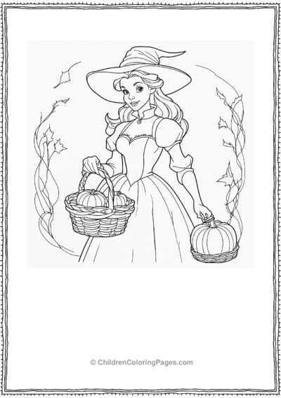 Belle-in-a-Witch-Hat Free PDF Printable