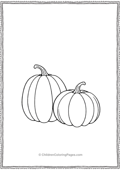 Big And Small Pumpkin Free PDF Printable