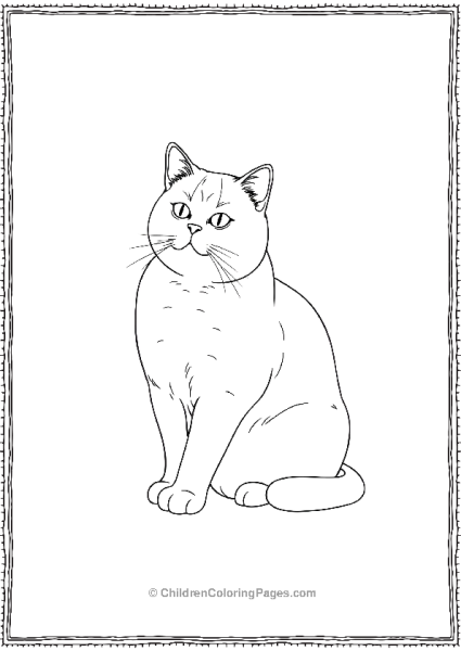 British Shorthair Scaled Free PDF Printable