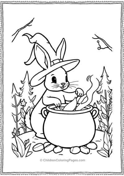 Cauldron-Rabbit Free PDF Printable