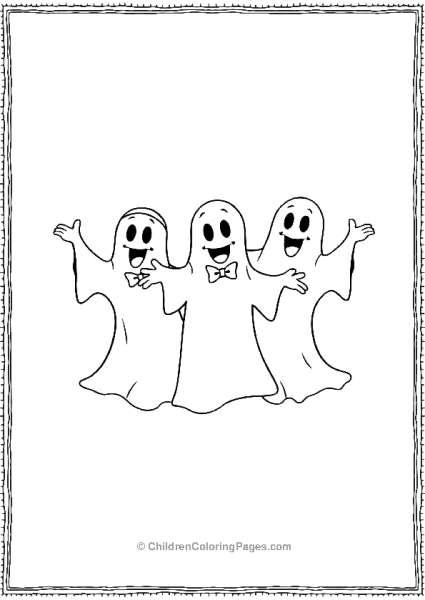 Dancing Ghosts Scaled Free PDF Printable