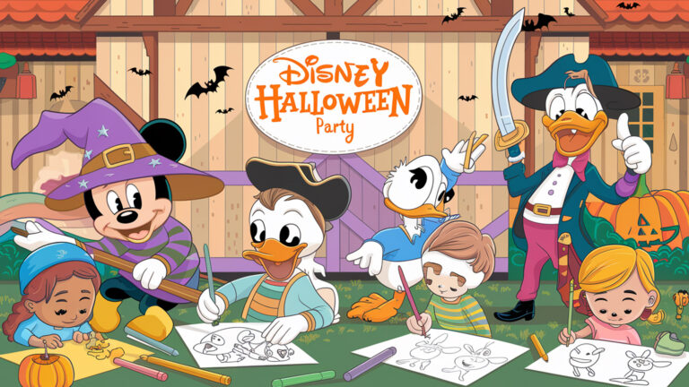 Disney Halloween Coloring Pages