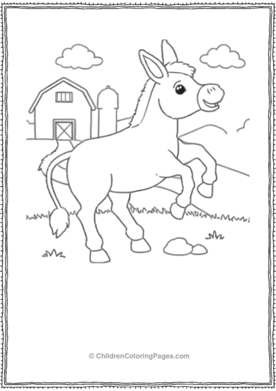 Donkey-In-A-Field-scaled Free PDF Printable