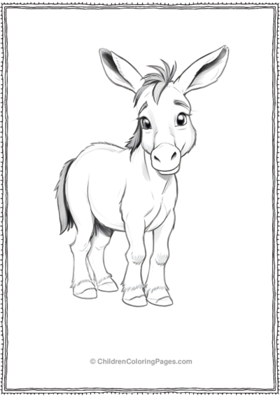 Donkey-With-Large-Ears-scaled Free PDF Printable