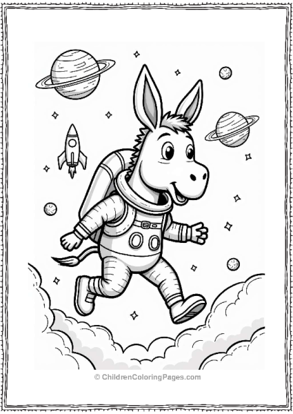 Donkey S Space Adventure Free PDF Printable