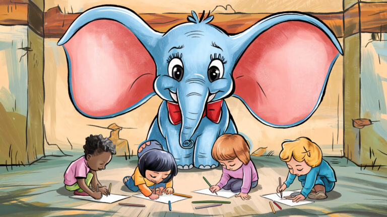 Dumbo Coloring Pages