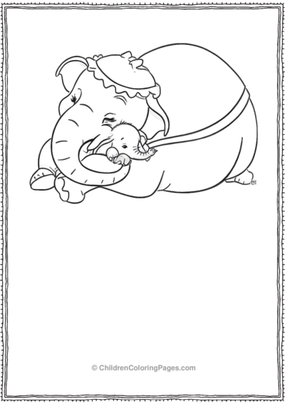 Dumbo-Hugging-His-Mother-scaled Free PDF Printable