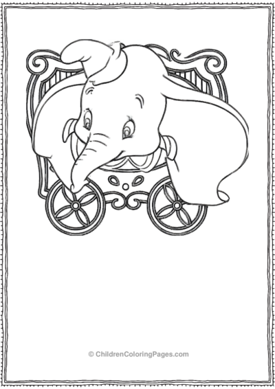 Dumbo-In-A-Carriage Free PDF Printable