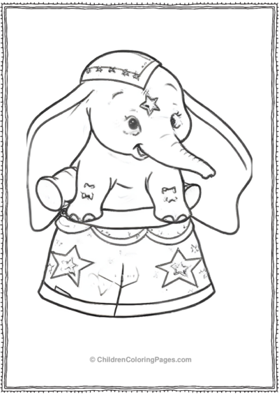 Dumbo-In-A-Circus Free PDF Printable