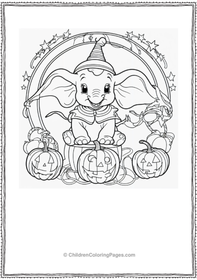 Dumbo-s-Circus-Halloween Free PDF Printable