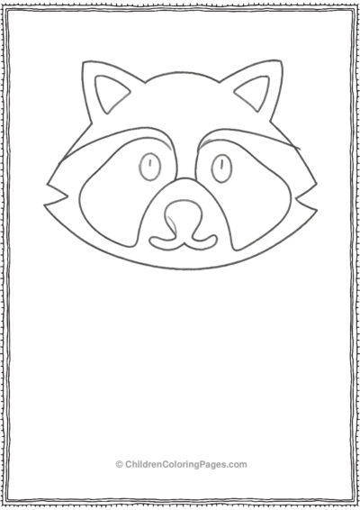 Face-Of-A-Raccoon Free PDF Printable