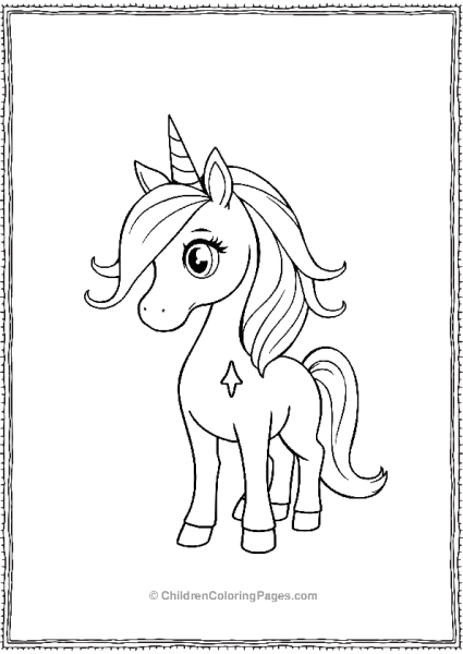 Fashionable Unicorn Free PDF Printable