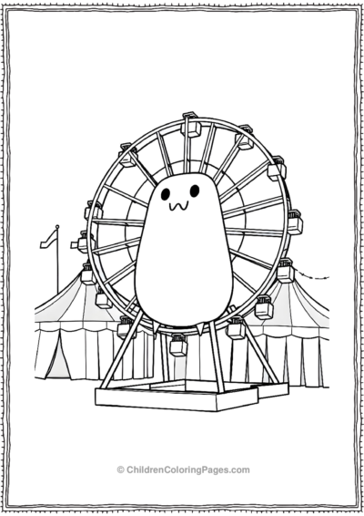 Ferris-Wheel-Squishmallow Free PDF Printable