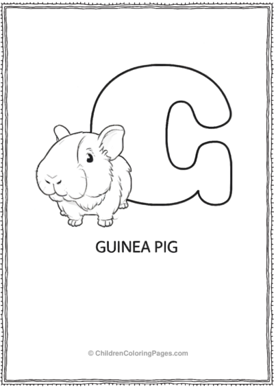 G-For-Guinea-Pig Free PDF Printable