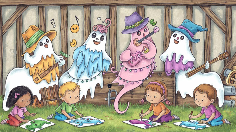 Ghost Coloring Pages