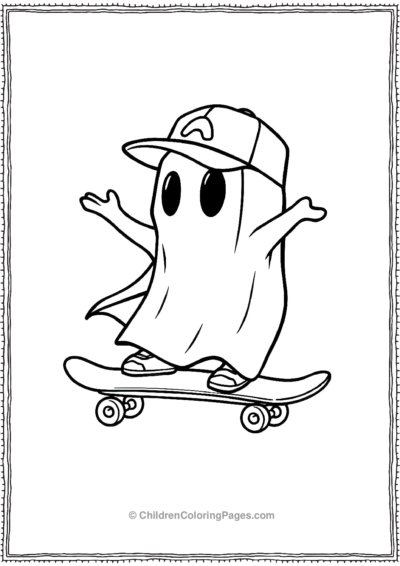 Ghost Riding A Skateboard Free PDF Printable