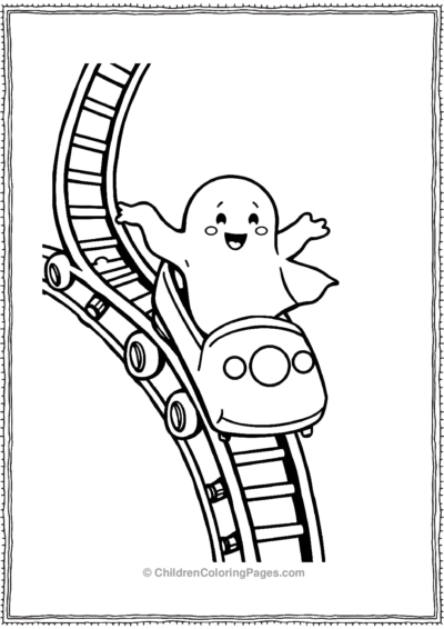 Ghost-Riding-a-Roller-Coaster Free PDF Printable