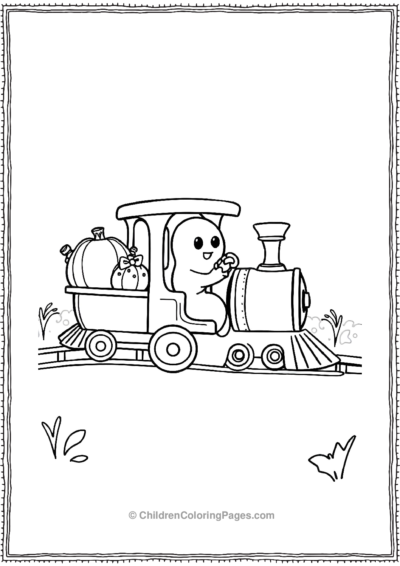 Ghost-Train-on-Halloween-Night Free PDF Printable