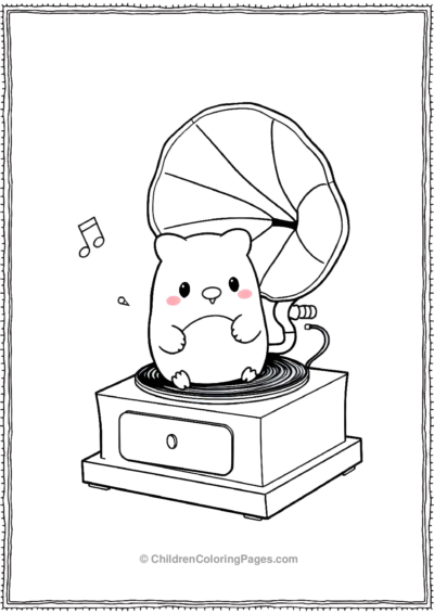 Gramophone-Squishmallow Free PDF Printable