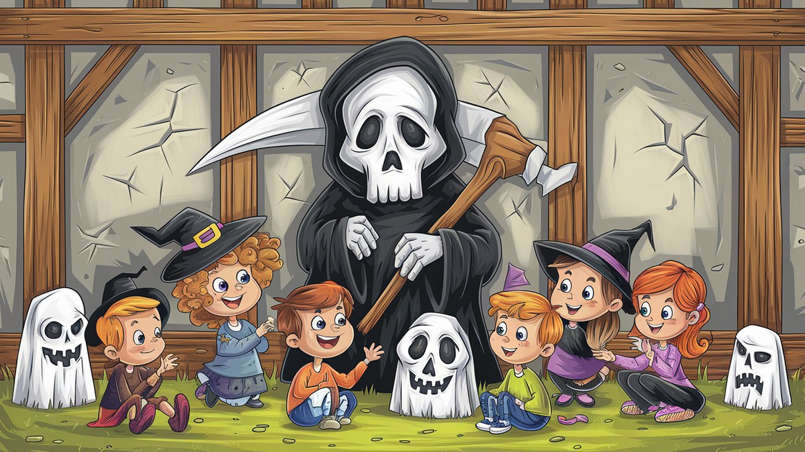 Grim Reaper Coloring Pages: Free PDF Printables for Kids! ☠️