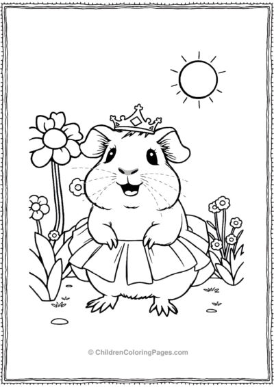 Guinea-Pig-Ballerina Free PDF Printable