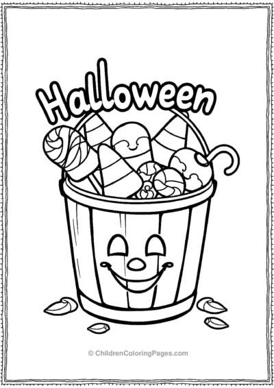 Halloween-Candy-Bucket Free PDF Printable