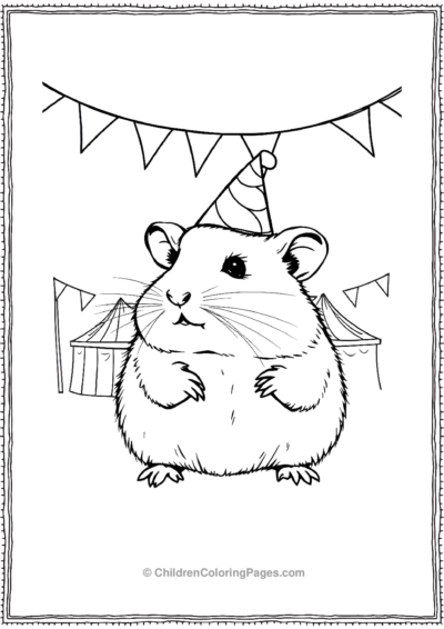 Hamster-Wearing-A-Tiny-Har Free PDF Printable