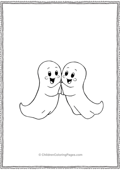 Happy-Ghosts-Playing Free PDF Printable