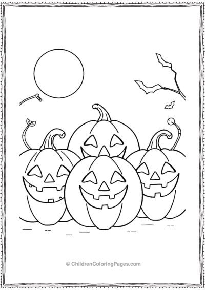 Happy-Jack-o-Lantern-Trio Free PDF Printable