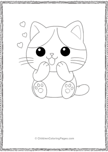 Happy Kitten Scaled Free PDF Printable