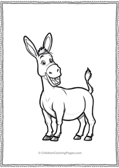 Happy-Shrek-Donkey Free PDF Printable