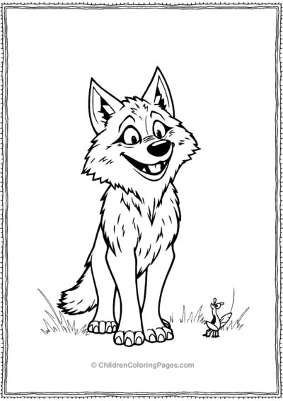 Happy-Werewolf-Standing-Still Free PDF Printable