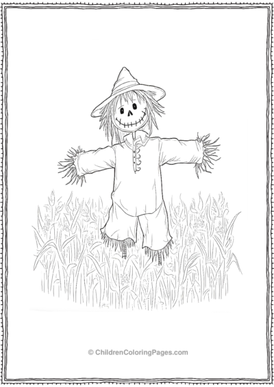 Happy-scarecrow Free PDF Printable