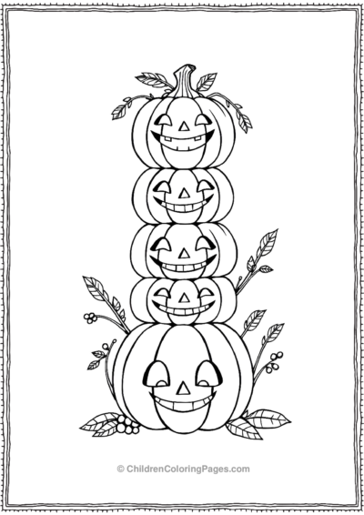 Haunted Jack O Lantern Tower Free PDF Printable