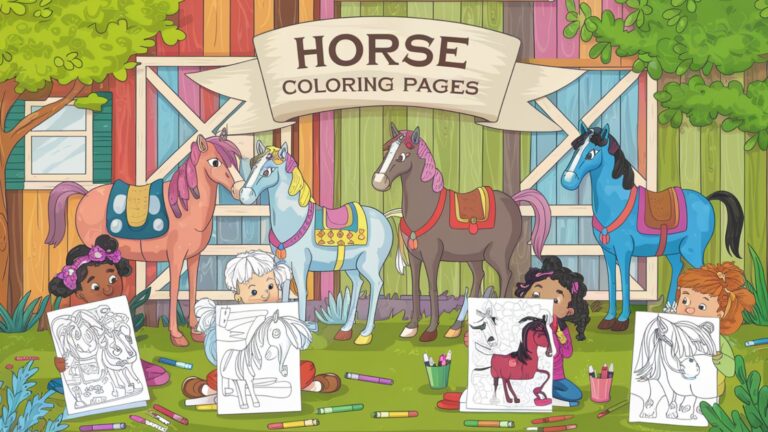 Horse Coloring Pages