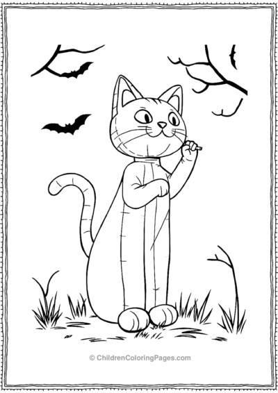 Inflatable-Cat-Halloween-Decoration Free PDF Printable