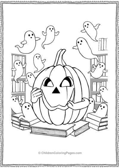 Jack-O-Lantern-As-A-Librarian Free PDF Printable